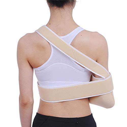 Arm Shoulder Sling Medical Shoulder Immobilizer for Shoulders Injury Torn Rotator Cuff Surgery Supports Breathable Arm Brace for Shower Right Left Arms Stabilizes Elbow Arms Wrist Injury Medical Sling