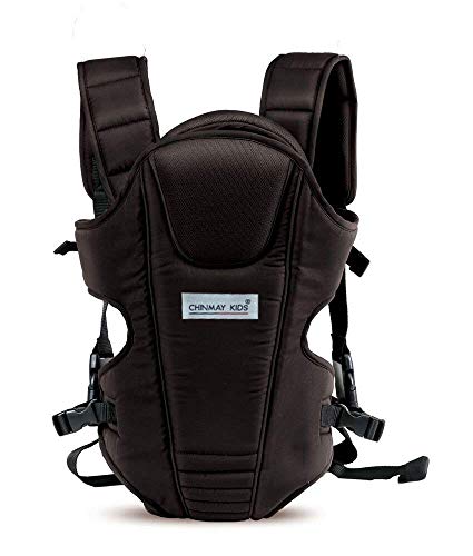Image of Ineffable Baby Carrier Bag in 3-in-1 Ergonomic Adjustable Sling Kangaroo Design with Carrying Basket for Front & Back Use for Infant Child and Mother Travel - 0 to 2 Year (Black)