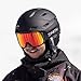 Smith Mission Helmet for Men – Adult Snowsports Helmet with MIPS Technology + Zonal Koroyd Coverage – Lightweight Protection for Skiing & Snowboarding– Matte Gold Bar, Medium