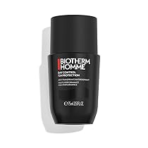BIOTHERM HOMME Day Control Roll-on 72h, Deodorante Uomo Roll-On 72H, Per Tutti i Tipi di Pelle, Antitraspirante, Day Control, 75 ml