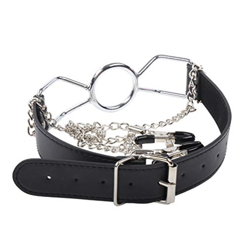 EXCEART 1 plugue bucal com braçadeiras, clipe para mamilo, grampos para mamilo, anéis para mamilo, j