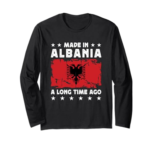 Made in Albania a Long Time Ago Proud Albanian Albania Flag ����T�V���c