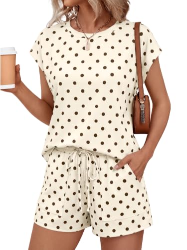Image of AUTOMET Womens 2 Piece Summer Matching Lounge Short Sets with Pockets