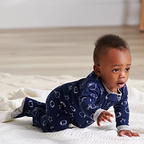 Image of Gerber Baby Boys 4 Pack Sleep 'N Play Footie
