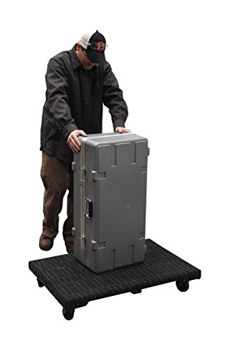 Dolly de madera dura Vestil 36 x 24 x 6.75 in 1200 lb capacidad miniatura 4