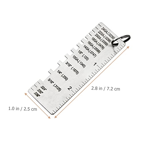Calibrador de espesor para soldadura ULTECHNOVO 12 piezas miniatura 4