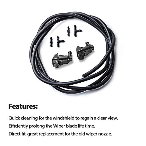 image for A ABIGAIL Front Windshield Washer Nozzles Kit for for Toyota 04-10 Sie
