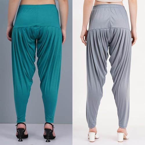 Image of Buy That Trendz Patiala Salwar for Women Viscose Patiala Pant Combo