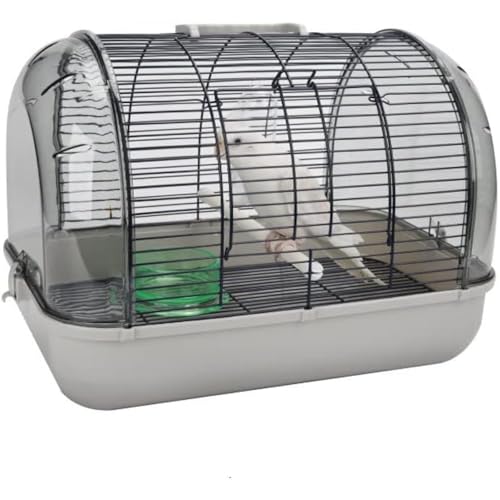 Diggly 鳥 キャリーケージ 鳥かご お散歩ケージ お出かけ バードキャリア 鳥の巣 外出 小動物用 持ち運び 持ち手付き 旅行 通院 移動 防災 止まり木付き 通気 透明 インコ オウム 組み立て式 鳥小屋 巣箱 バードハウス ペットバッグ 屋外 屋