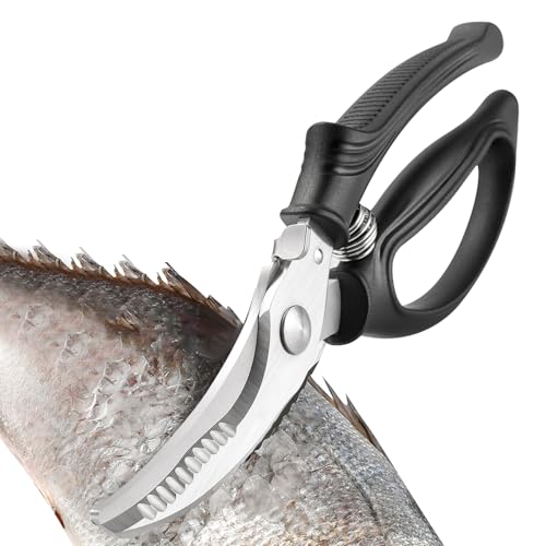 Trinciapollo in acciaio inossidabile, forbici per la cottura di alimenti, potente trinciapollo | Dispositivo robusto per tagliare alla griglia per uso domestico e ristorazione