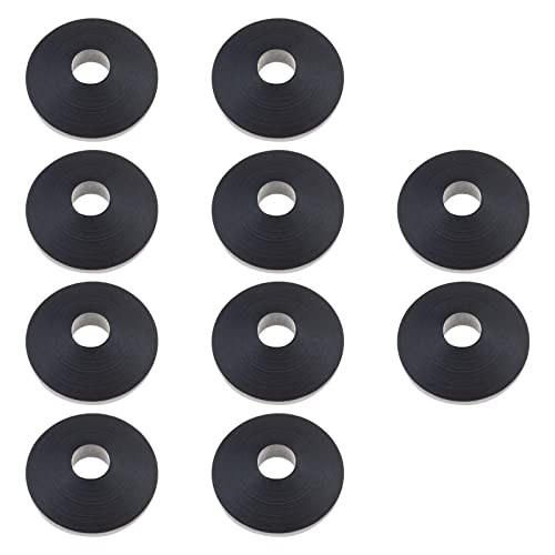 The Lord of the Tools 10Pcs Toilet Seat Washer Replacement Toilet Seat Hinge Fitting Replacement Rubber Accessories for Loose Toilet Seats 27mm/1.1inch