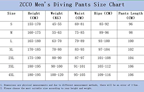 Men's Wetsuit Pants, 2Mm Neoprene Long Pants For Surfing Kayaking Swimming Diving Canoeing (Gray, L) #TOP3
