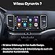 DYNAVIN Android Autoradio Navi für VW Sharan Seat Alhambra, 9 Zoll OEM Radio mit Wireless Carplay und Android Auto | Head-up Display | Inkl. DAB+: D9-DF56 Premium Flex