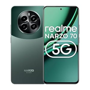 realme NARZO 70 5G (Forest Green,8GB RAM, 128GB Storage | Dimensity 7050 5G Chipset | 120Hz AMOLED Display | 50MP Primary Camera | 45W Charger in The Box