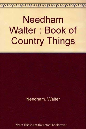 A Book of Country Things 0828904618 Book Cover