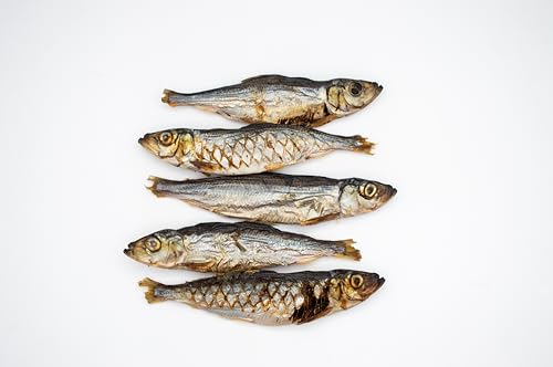 SAM SNACK ARINGHE ESSICCATE 5 PZ - 100% Naturali, Ricche di Omega 3 - Snack croccante e sano - Senza additivi - Alta digeribilità - Per tutte le taglie