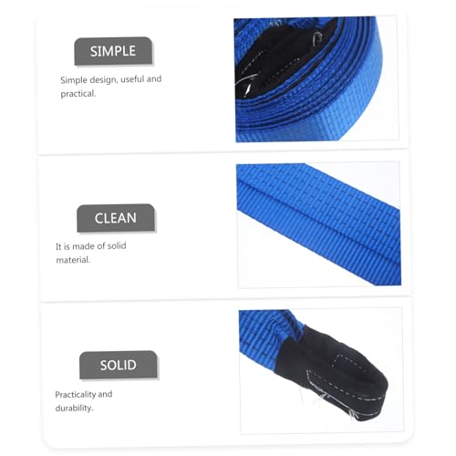 Crochet pour voiture et sangle robuste ABOOFAN pour dépannage rapide