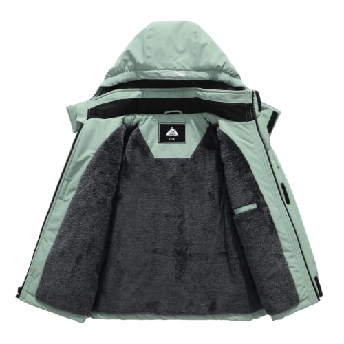 Image of Kid's Ski Jacket Winter Coat Boy's and Girl's Snowboarding Jackets | Kids Ski Jacket | Windproof, Waterproof, Insulated | Removable Hood, Zipper Pockets | Snowboarding Coat for Boys and Girls