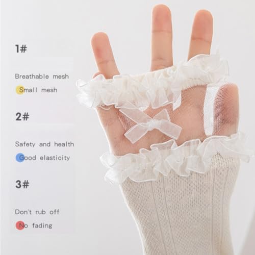 Mesh Hollowed Leggings for Little Girl AntiSlip Spring Stockings Lace Tights Child Socks Fashion Mesh Pantyhose4