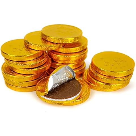 20 Milk Chocolate Gold Coins Christmas Party Bag Chocolate Sweets by The Sweet Treat Gifting Co Cover