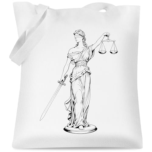 CRASHOT Lawyer Gifts for Women, Canvas Tote Bag for Attorney