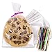 200 Pcs 4x6 Clear flat Cello/Cellophane Treat Bags for Gift Wrapping, Bakery, Cookie, Candies, Dessert, Party Favors Packaging, with color Twist Ties!