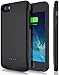 Produktbild Akku Hülle für iPhone 5S / SE, Ennotech 4000mAh Tragbare Ladehülle Ladebatterie, Externer Batterie Zusatzakku Wiederaufladbare Schutzhülle Power Bank Akku Case für iPhone 5 5S SE (4 Zoll)