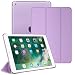 Produktbild Fintie Hülle für iPad 9.7 Zoll 2018 2017 / iPad Air 2 (2014) / iPad Air (2013) - Ultradünn Schutzhülle mit transparenter Rückseite Abdeckung Cover mit Auto Schlaf/Wach Funktion, Lavendel