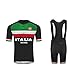 UGLY FROG Tuta da Bicicletta MTB Estiva da Uomo Traspirante Asciugatura Veloce Manica Corta e Pantaloncini Imbottiti Maglia da Ciclismo, 2XS-6XL