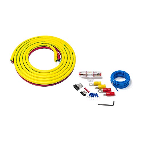 Wet Sounds Htx4 Package: 600 Watt 4-Channel Amplifier & Stinger 3-Meter 4-Gauge Amplifier Wiring Kit W/Rcas #TOP5