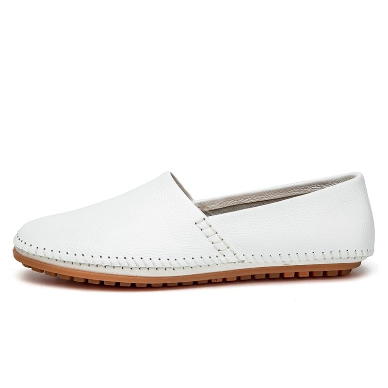 Men's Loafers Shoes Round Toe Solid Color Faux Leather Loafer Shoes Comfortable Flat Heel Flexible Wedding Party Slip-on2