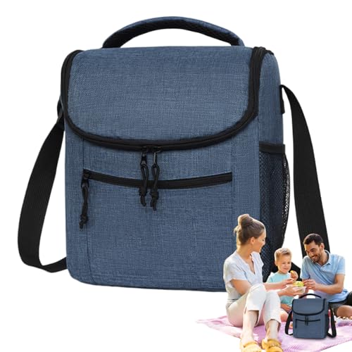 Bolsa isotérmica para camping, ligera y aislada, mochila térmica ligera para picnic, paseos, escalada y actividades al aire libre
