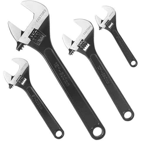 FASTORS 4-Pack Adjustable Wrench Set Cover