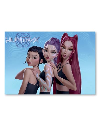 Pyramid International K-POP Demon Hunters (Comeback) Maxi Poster 91,5 cm x 61 cm Maxi Poster, Affiche murale officielle sous licence K-Pop, Taille unique