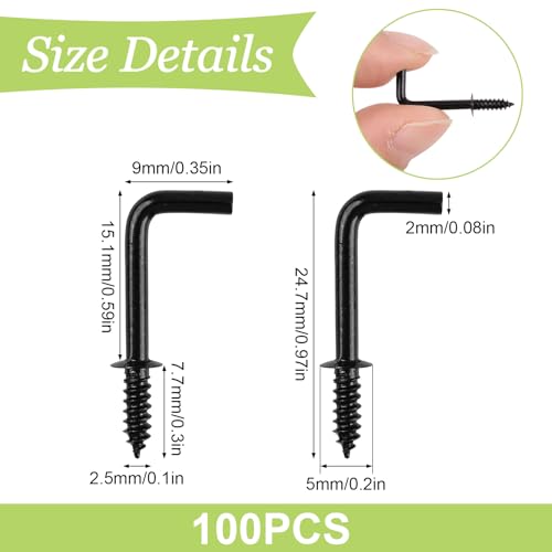 UFURMATE Screw in Hooks - Image 2