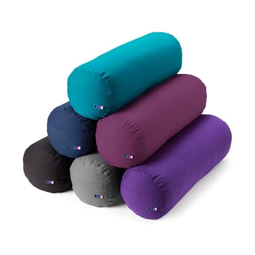 Yogamatters Organic Cotton Yoga Bolster, Ocean Green