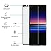 WRJ for Sony Xperia 1 Screen Protector,HD Clear 3D Full Screen Protection [ Bubble-Free ] [ Anti-Fingerprints ] 9H Tempered Glass Film for Sony Xperia 1(Black)