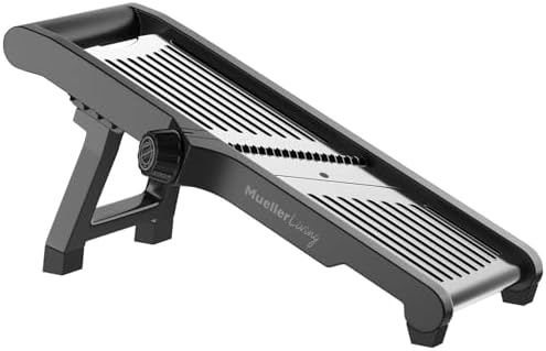 MuellerLiving Mandoline Slicer for Kitchen, Stainless Steel, Slic...