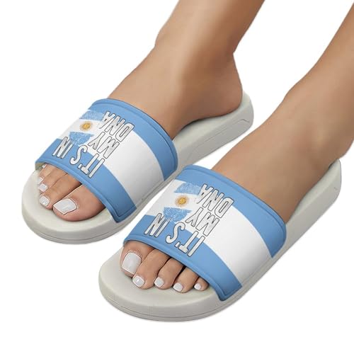 Argentina Argentinian Flag Slippers Man Womans Slides Shoes Sandals Slip On Flip Flops for Outdoor Beach Home Indoor4