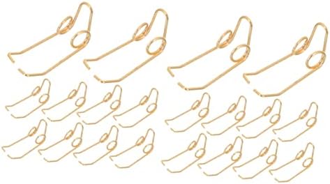 Milisten 40 pcs Fittings for Accessories Professional Water Re Valves Wire Fitting Steel Musical Trumpet Brass Instrument Key Springs Replacement Parts Golden Spring Valve Spit