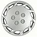 CCI Wheel Covers IWCB87714S, Automotive Grade ABS, Gloss Painted/Silver, 14 Inch, 10 Holes, Fits 1997-1999 Toyota Camry