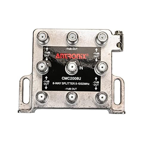 Antronix High Performance 8-Way Cable TV Splitter CMC2008U OTA Coaxial 5-1002M Cover