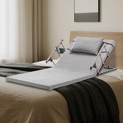 ACIDBOLT Electric Lifting Bed Backrest, 4-68° Adjustable Lifting Bed Back Rest with Collapsible Rails for Sleeping Reading, Adjustable Assisted Wake-up Device for Elderly Pregnancy Patients Handicap
