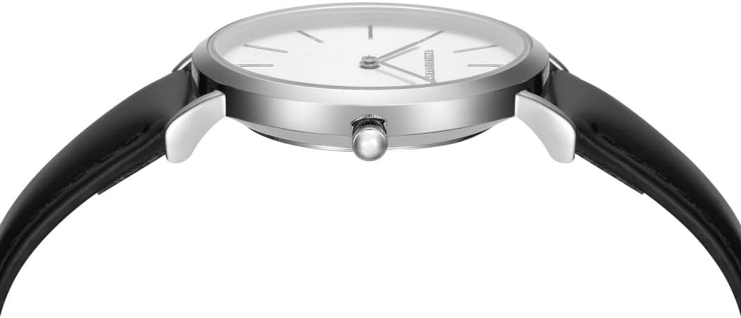 Roberto Marino RM1411 Women’s Luxury Watch, Japanese Quartz, Leather Strap, White Dial, 3 ATM Water Resistant - Image 2