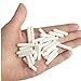 100 pcs Universal Dishwasher Rack Tine Repair End Cover Caps, 1 inch Round Tips, Just Push on to Repair by PPX（White