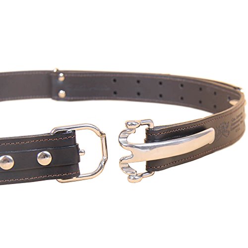 Col. Littleton Handmade Leather Cinch Belt No. 5 - Adjustable Handcrafted in Lynnville, TN USA4