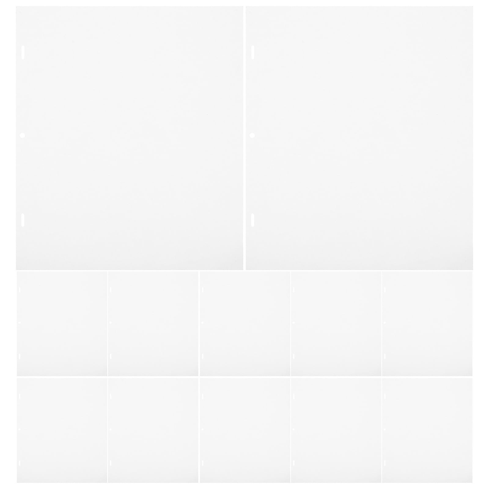SEWACC 200 Piezas Papel de Calco para Arte Blanco de 32x27cm con Agujeros para Posicionamiento Preciso, Adecuado para Dibujo de Animación y Bocetos Detallados