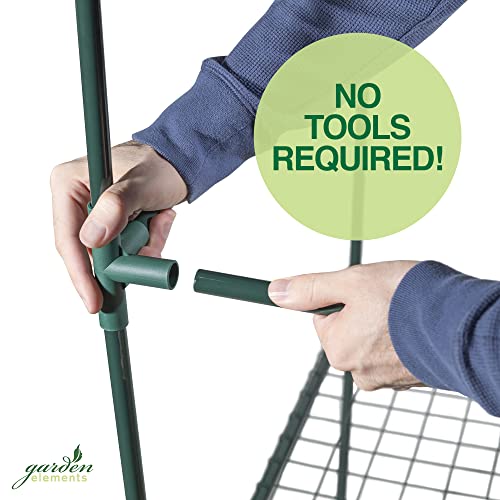 Garden Elements Personal Plastic Indoor/Outdoor Standing Greenhouse for Seed Starting and Propagation, Frost Protection, Clear, Medium, 56" x 29" x 77" - Image 5