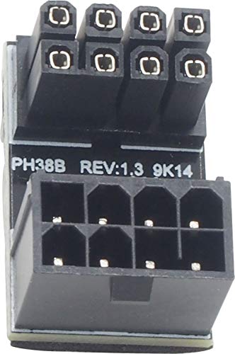オーディオファン PCI-E U字 変換コネクタ 補助電源 方向変換 コネクタ 8ピン (8ピン 上向き) オーディオファン PCI-E U字 変換コネクタ 補助電源 方向変換 コネクタ 8ピン (8ピン 上向き)