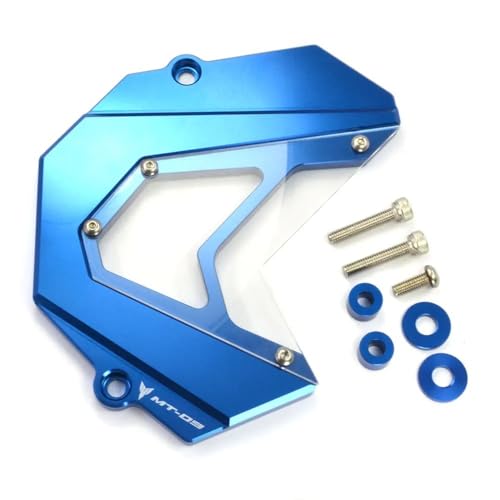Motorrad-Front-Kettenschutz, für Yamaha MT09, FZ09, MT-09, FZ-09, MT FZ 09, Tracer900, 2015–2020, 2021, Motorkettenschutz (blau)